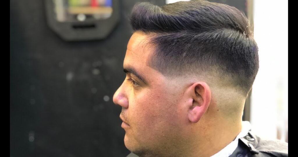 Short Mullet with High Fade