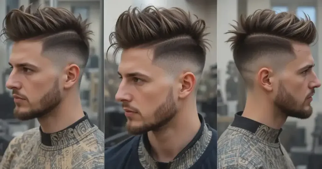 High Top with Low Taper Fade