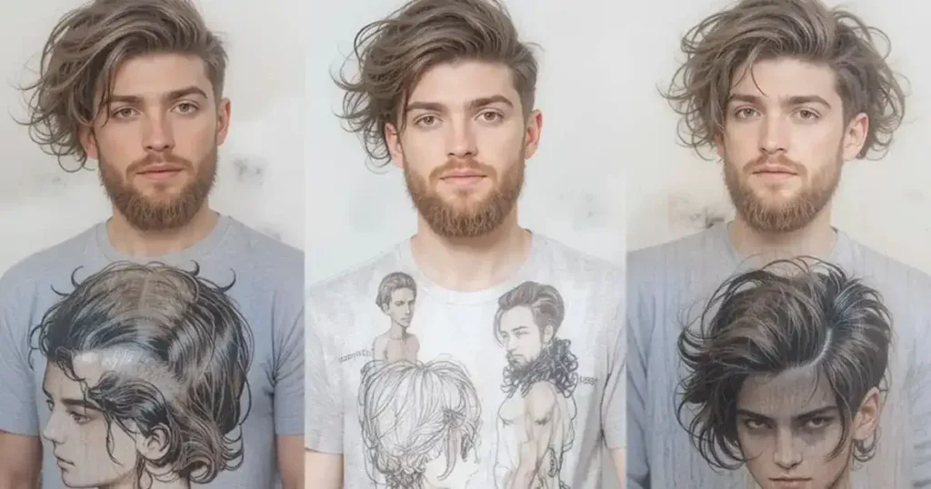 Thick Fluffy Style with Low Taper